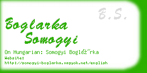 boglarka somogyi business card